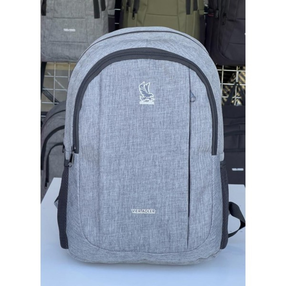 Vier Adler Laptop Bölmeli Sırt Çantası, Okul Çantası, Çanta, Spor Çantası, Seyahat Çantası, Laptop, Notebook - Gri Okul Çantası Fiyatı