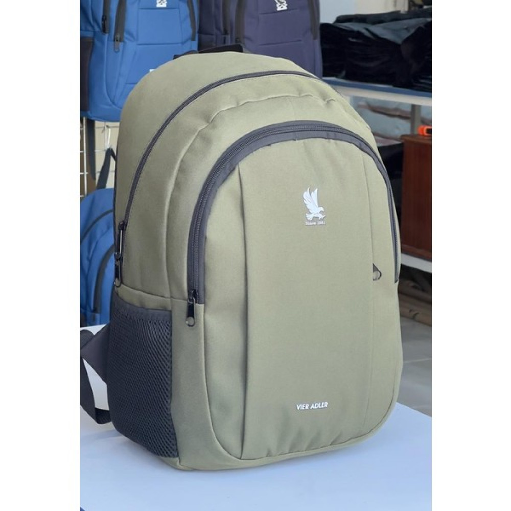 Vier Adler Laptop Bölmeli Sırt Çantası, Okul Çantası, Çanta, Spor Çantası, Seyahat Çantası, Laptop, Notebook - Haki Okul Çantası Fiyatı