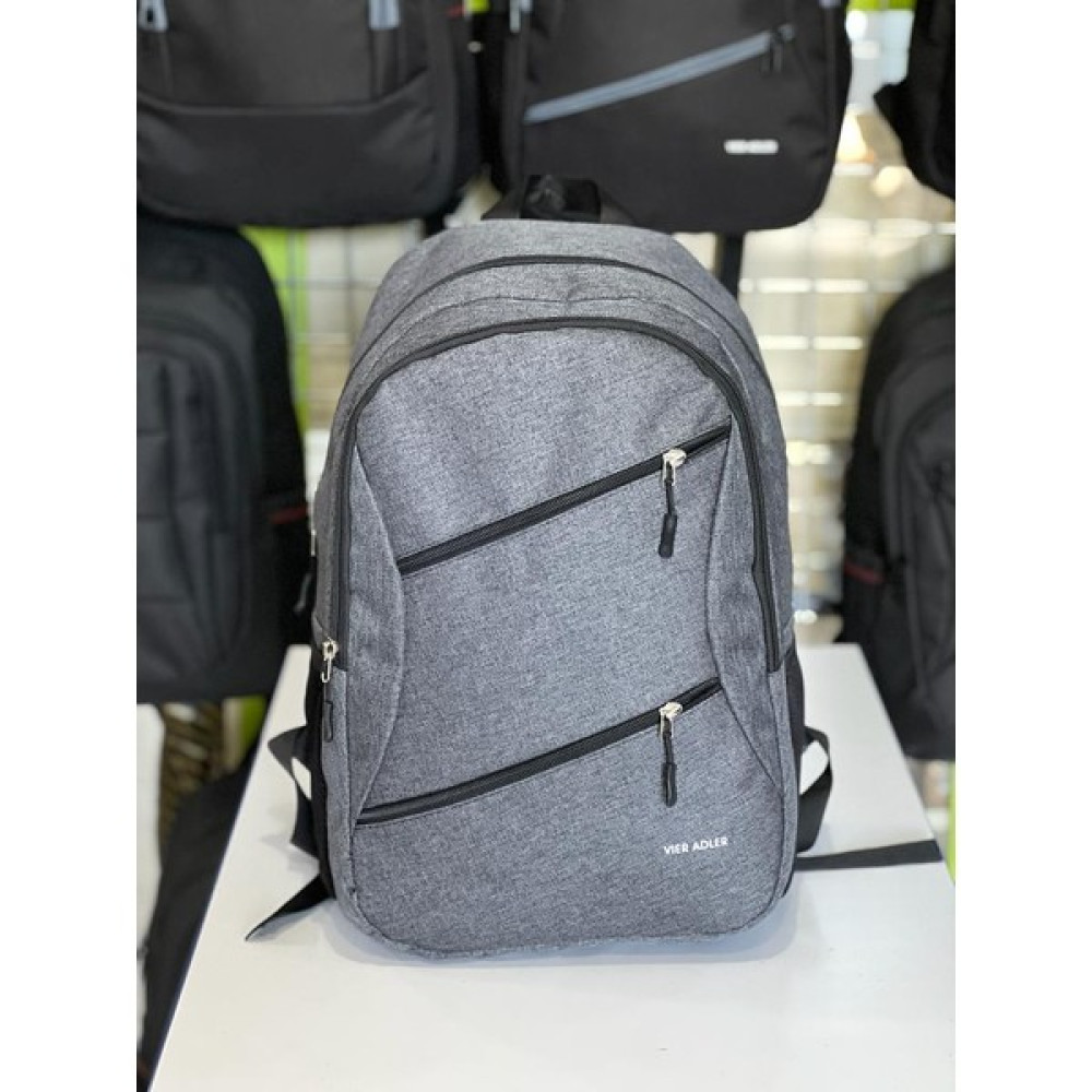 Vier Adler Sırt Çantası, Okul Çantası, Çanta, Spor Çantası, Seyahat Çantası, Laptop - Notebook Bölmeli Sırt Çantası - Gri Okul Çantası Fiyatı