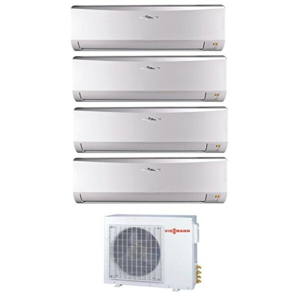 Viessmann Multi Duvar Tipi 4+1 Sistem 9+9+12+12 İç Ünite 8 Kw Dış Ünite Klima (Montaj Hariç) Klimalar Fiyatı
