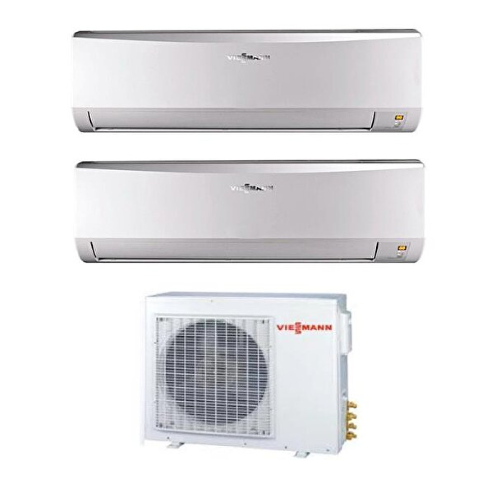Viessmann Vitoclima Multi 1+2 Sistem (O2F3050M2) 2x9000 BTU İç 5.2 Kw Dış Ünite Klima Klimalar Fiyatı