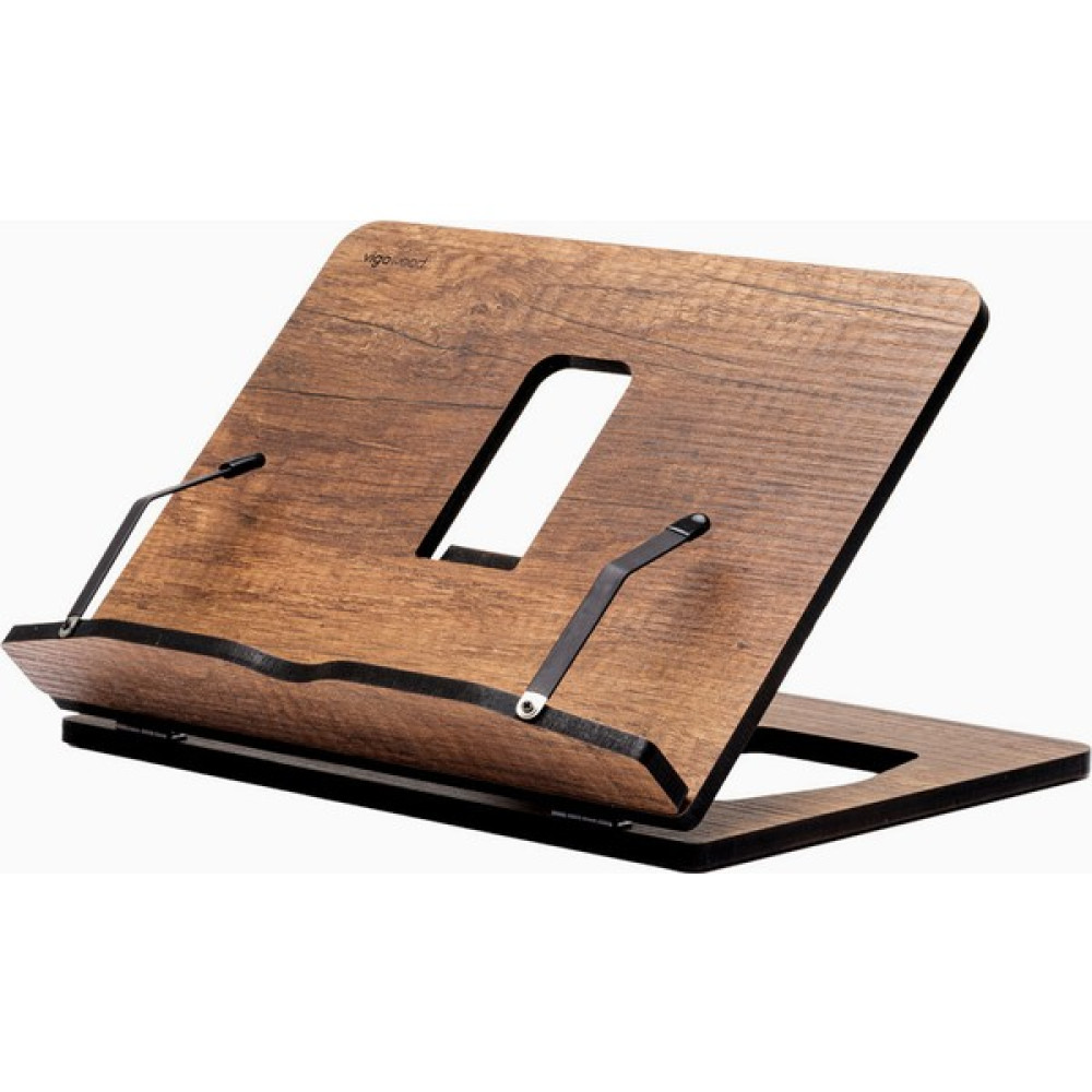 Vigo Wood Ahşap Kitap Okuma ve Tablet Standı - Kahverengi Sehpa Fiyatı