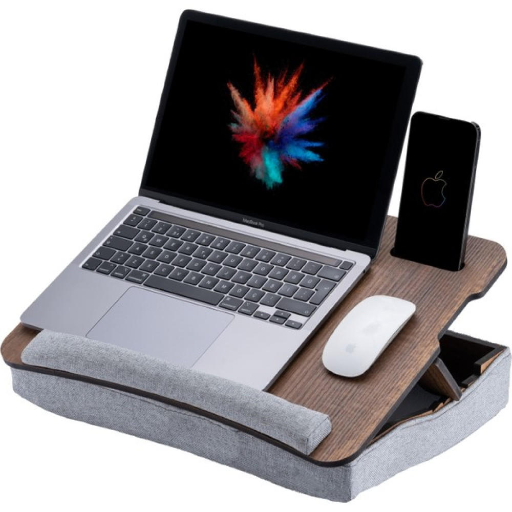 Vigo Wood Minderli Eğim Ayarlanabilir Laptop Sehpası 13" ve 15.6" Taşınabilir Notebook Tablet ve Telefon Bölmeli Masa Sehpa Fiyatı