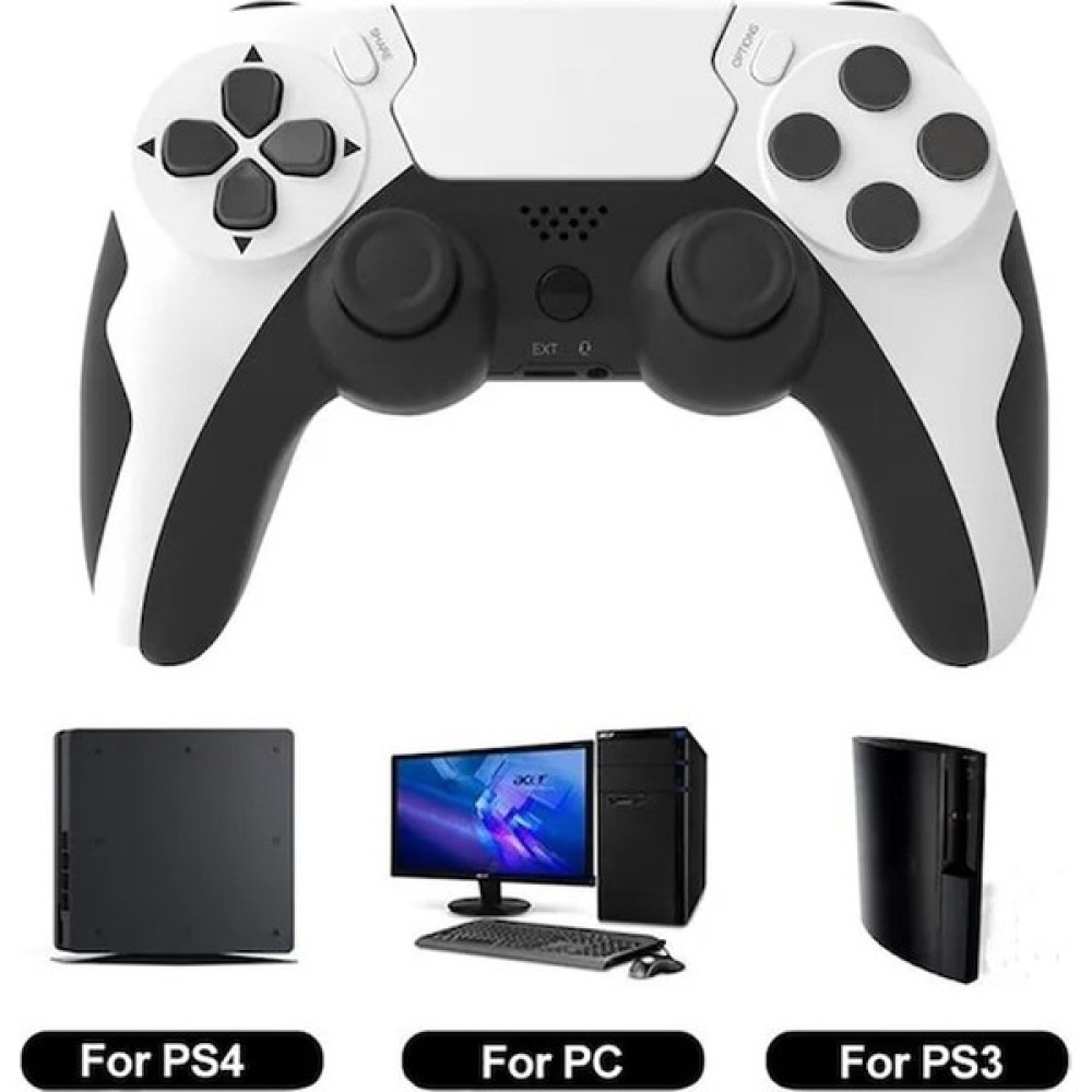 Vigortrading Beyaz SIYAH-P48 Altı Eksenli Jiroskop Oyun Denetleyicisi Ile Kablosuz Gamepad Ps4 Ps3 Konsolu Windows 7 8 10 Çift Titreşim Pc Joystick (Yurt Dışından) - Renkli Oto Boyaları Fiyatı