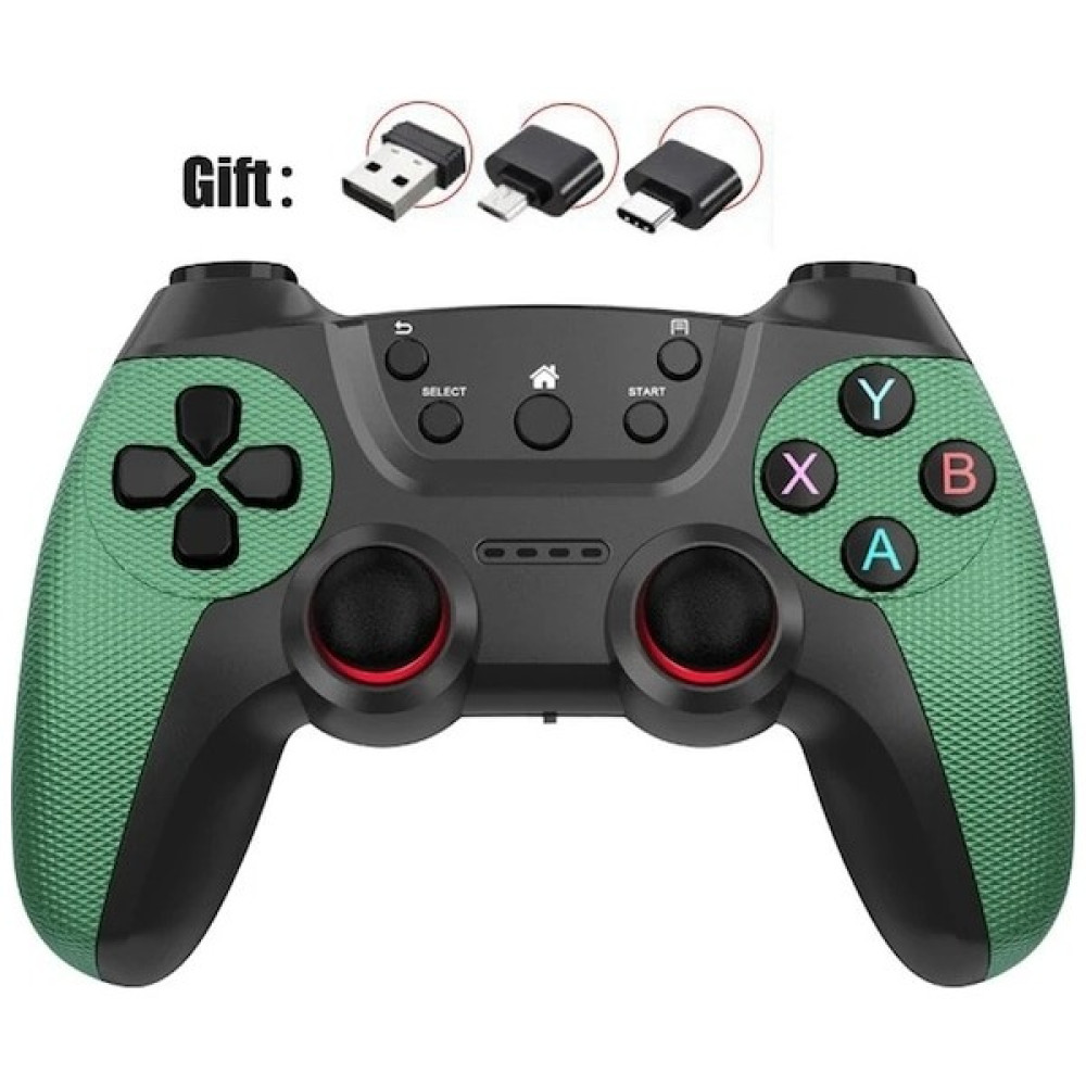 Vigortrading Yeşil-Kablosuz Gamepad Pc Ps3 Android Telefon Tv Kutusu 2.4g Kablosuz Joystick Joypad USB Pc Oyun Denetleyicisi Xiaomi Otg Akıllı Tele... Konsol Aksesuarları Fiyatı