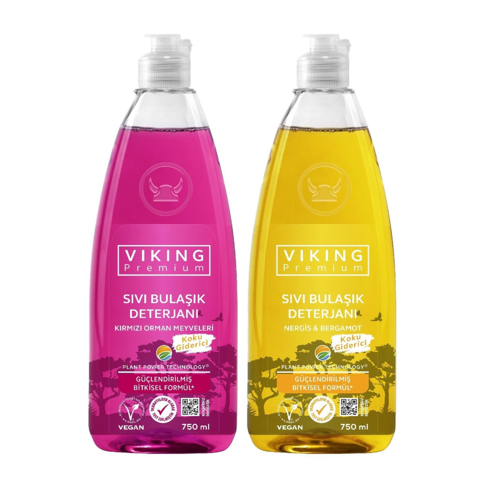 Viking Premium Bulaşık Deterjanı Orman Meyveleri&nergis-bergamot 750 ml 2 Adet Bulaşık Yıkama Fiyatı
