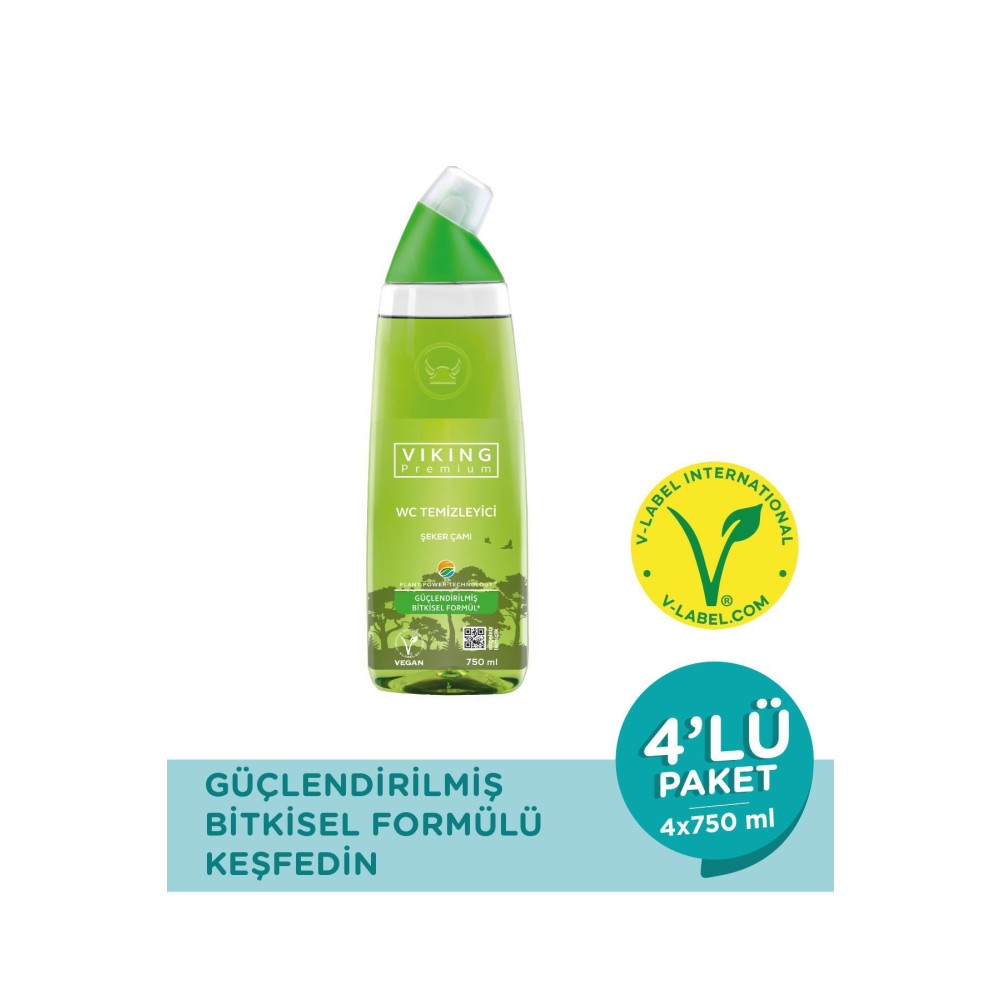 Viking Wc Temizleyici Şeker Çamı 750 Ml 4 Adet Deterjan ve Temizlik Ürünleri Fiyatı