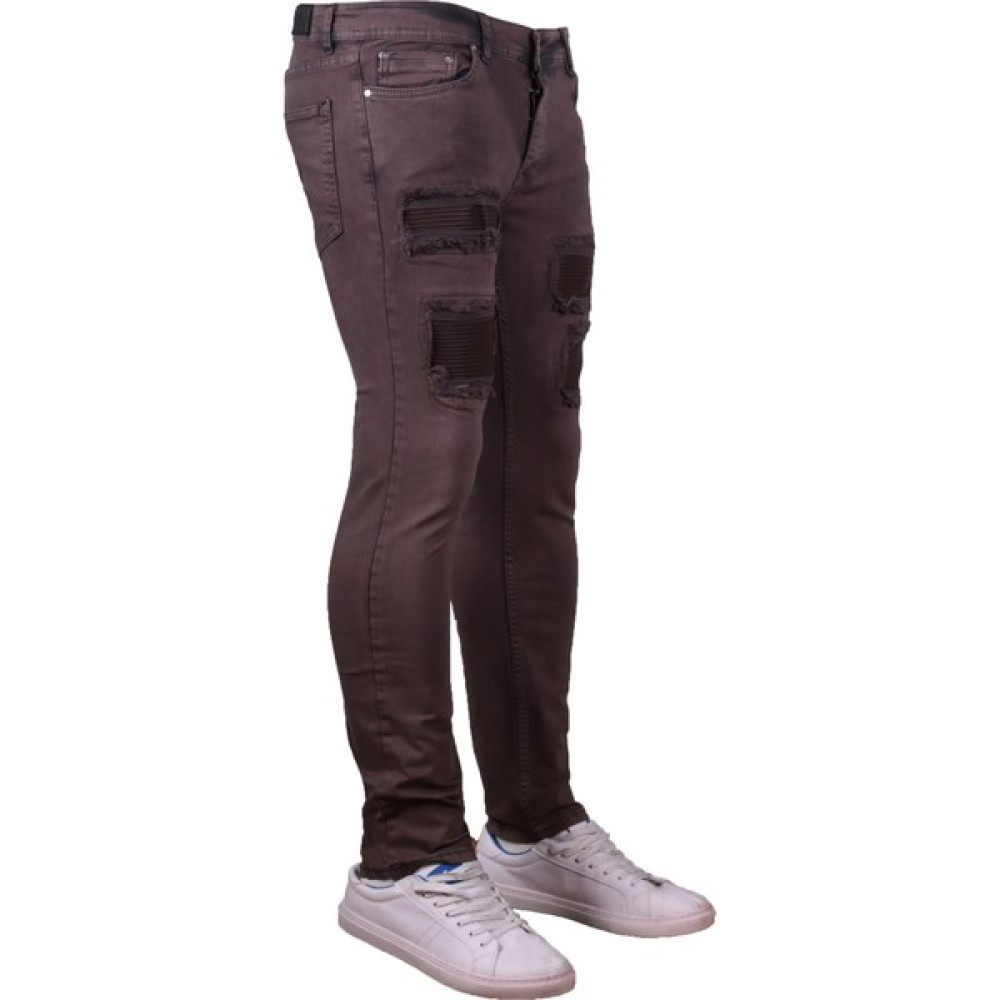 Viking's Line 83428 Erkek Pantolon Perç Işlemli Koyu Kahve Erkek Jeans / Kot Pantolon Fiyatı