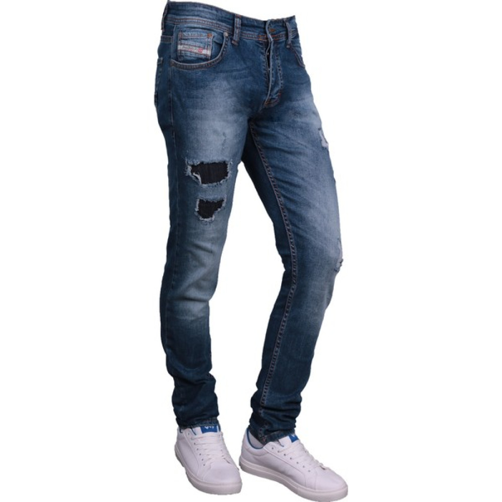 Viking's Line Denim Erkek Perç Işlemli Pantolon Erkek Jeans / Kot Pantolon Fiyatı