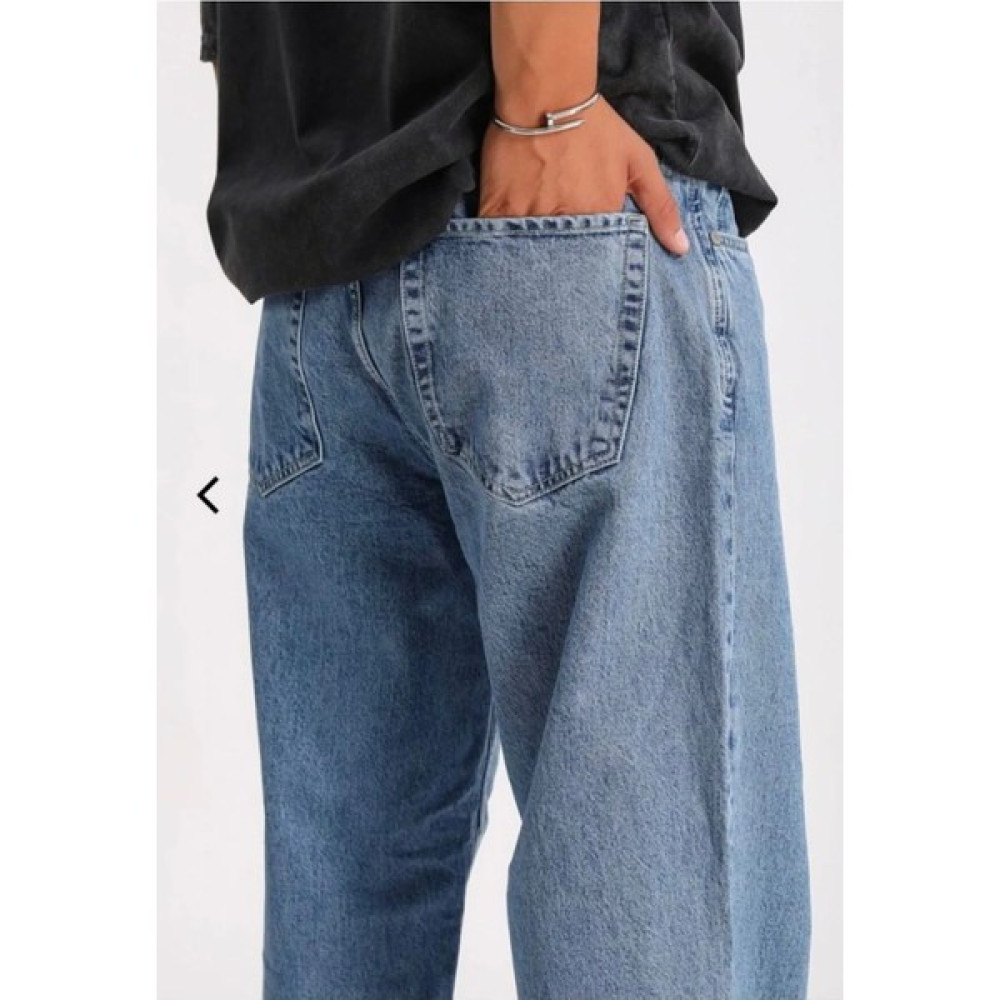 Viking's Line Erkek Buz Mavi Baggy Pantolon Erkek Pantolon Fiyatı