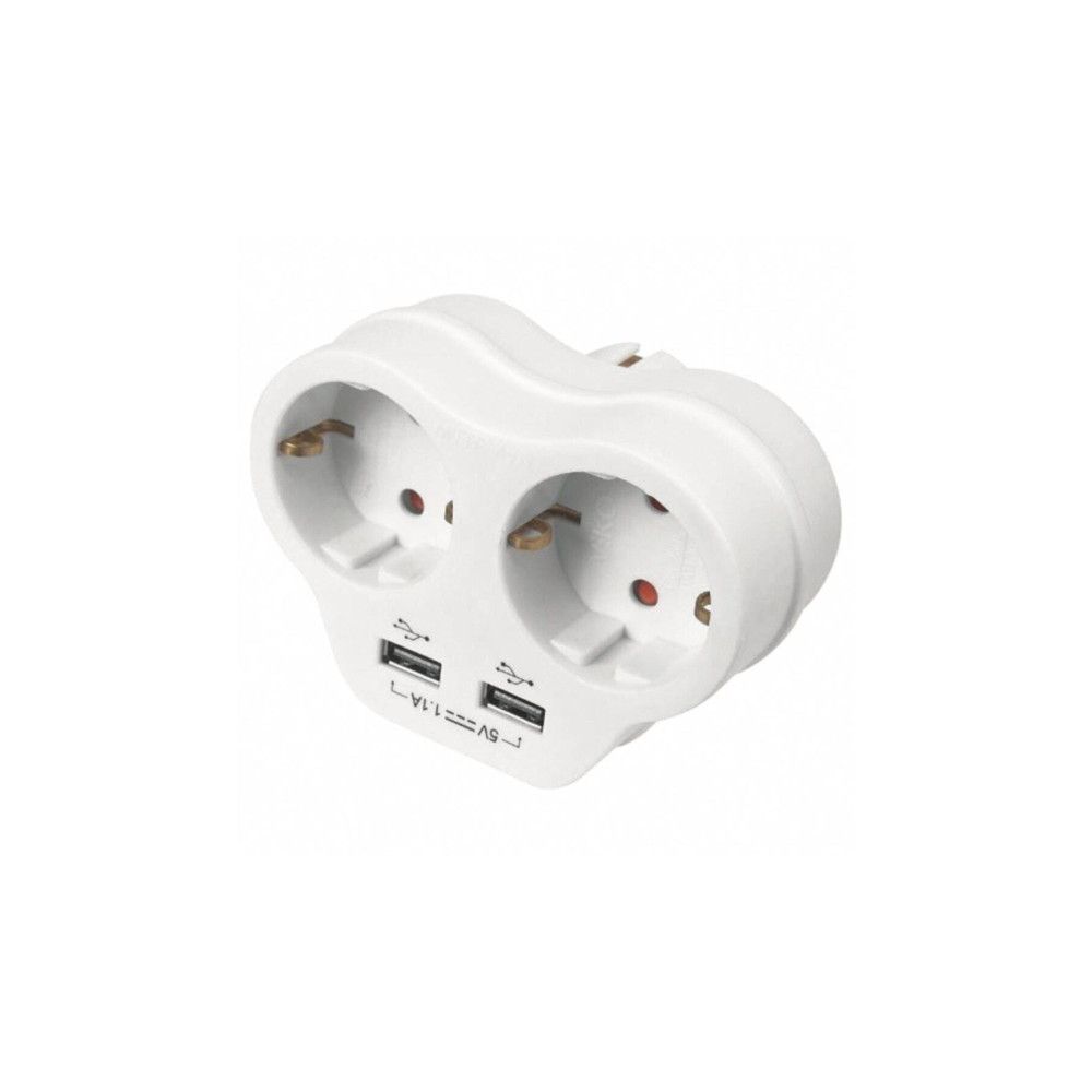 VİKO Ikili Topraklı 2 Usb Çıkışlı Fiş Priz (1.1A) Prizler Fiyatı