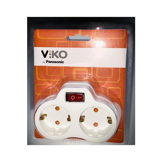 Vi̇ko Multi̇-let İki̇li̇ Anahtarli Toprakli Klemensli̇ Çocuk Korumalı Pri̇z