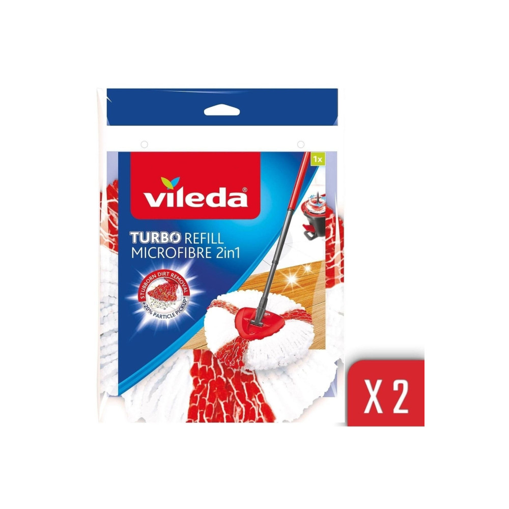 Vileda 2 Li Turbo 2in1 Yedek Paspas Deterjan ve Temizlik Ürünleri Fiyatı