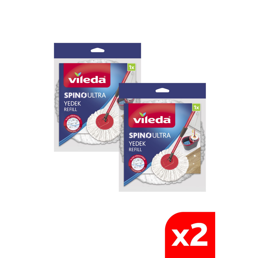 Vileda 2 Paket Spino Ultra Yedek Paspas Deterjan ve Temizlik Ürünleri Fiyatı