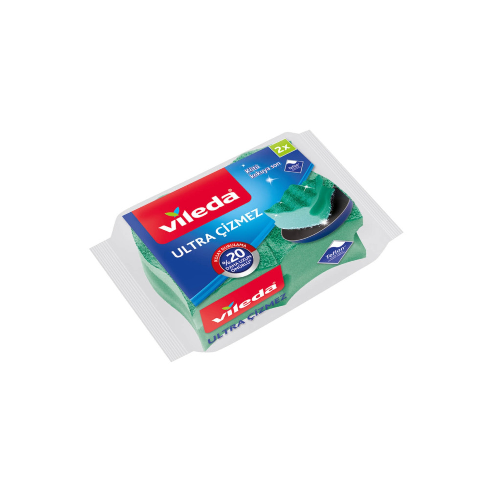 Vileda 2li Ultra Çizmez Oluklu Bulaşık Süngeri Deterjan ve Temizlik Ürünleri Fiyatı