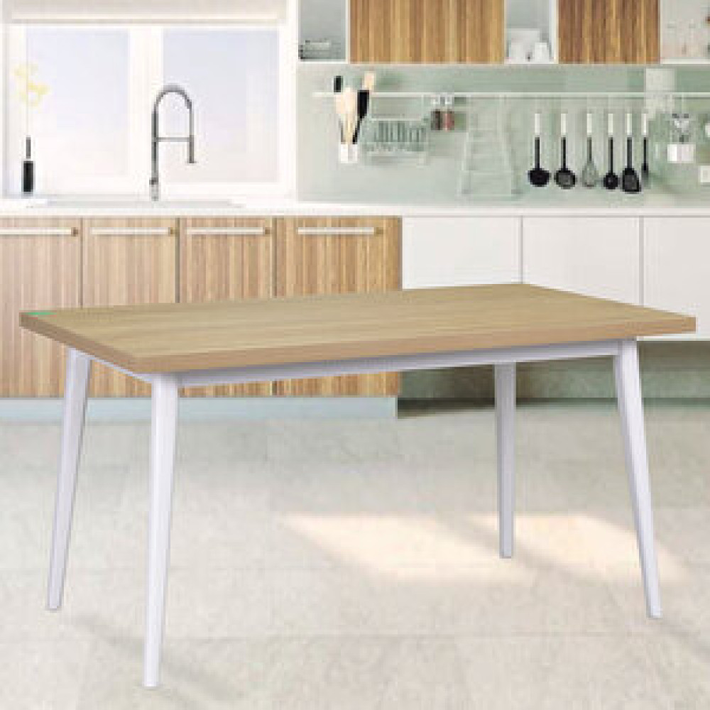 Vilinze Home Vilinze Avanos Ahşap Sabit Mdf Beyaz Mutfak Masası - 80x140 Cm Yemek & Mutfak Masası Fiyatı