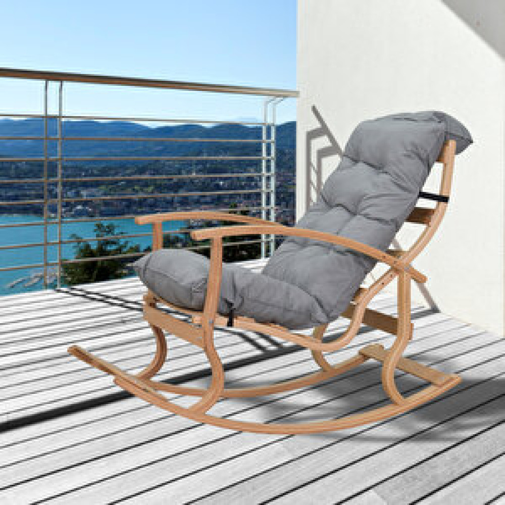 Vilinze Home Vi̇li̇nze Dandi̇ni̇ Ahşap Sallanan Bahçe Balkon Teras Sandalyesi̇ - Çağla Yeşi̇li̇ Bahçe Sandalyesi Fiyatı