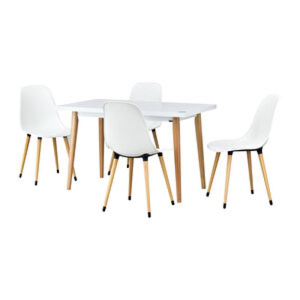 Vilinze Home Vilinze Eames Sandalye Avanos Ahşap Mdf Mutfak Masası Takımı - 70x120 Cm Yemek & Mutfak Masası Fiyatı