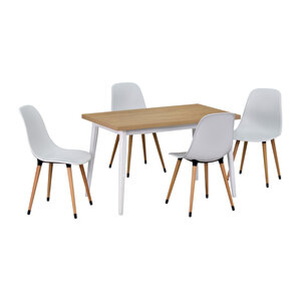 Vilinze Home Vilinze Eames Sandalye Avanos Ahşap Mdf Mutfak Masası Takımı - 70x120 Cm Yemek & Mutfak Masası Fiyatı