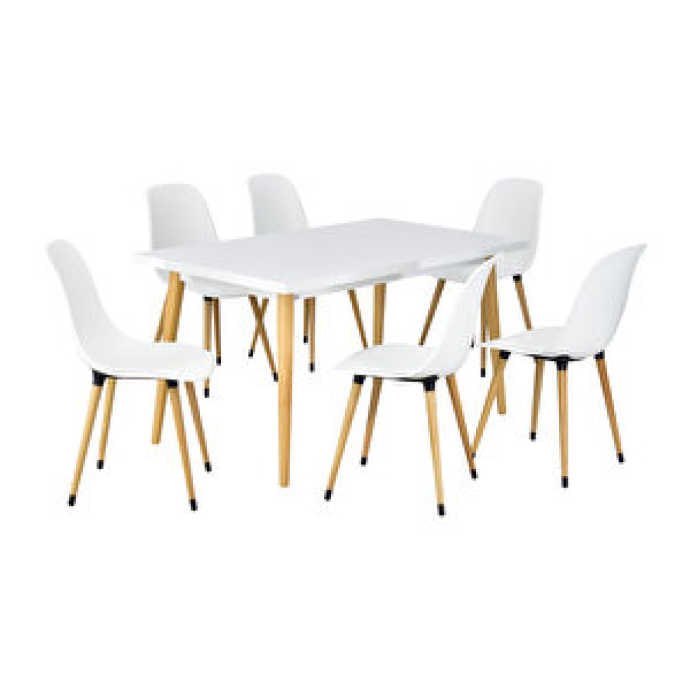 Vilinze Home Vilinze Eames Sandalye Avanos Ahşap Mdf Mutfak Masası Takımı - 80x140 Cm Yemek & Mutfak Masası Fiyatı
