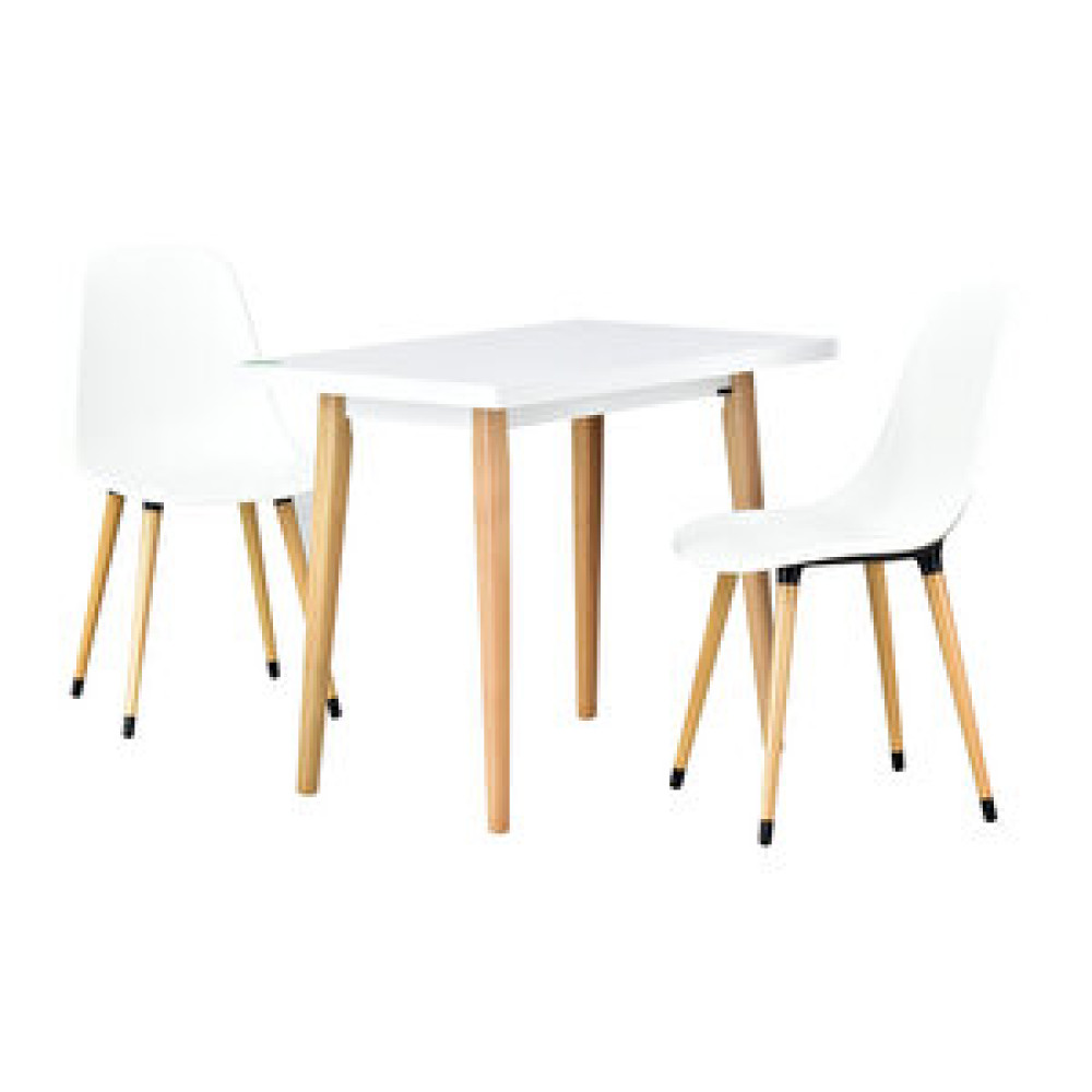 Vilinze Home Vilinze Eames Sandalye Avanos Ahşap Mutfak Masası Takımı - 60x90 Cm Yemek & Mutfak Masası Fiyatı