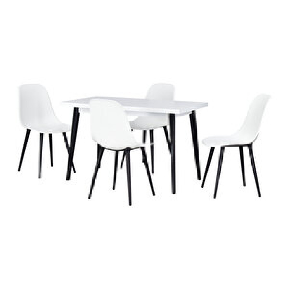 Vilinze Home Vilinze Eames Sandalye Avanos Ahşap Mutfak Masası Takımı - 70x120 Cm Yemek & Mutfak Masası Fiyatı