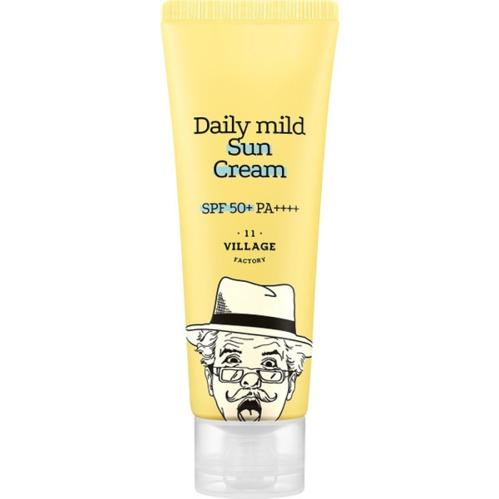 Village 11 Factory Daily Mild Sun Cream SPF50+ PA++++ - Günlük Güçlü Güneş Kremi Güneş Kremleri ve Losyonları Fiyatı