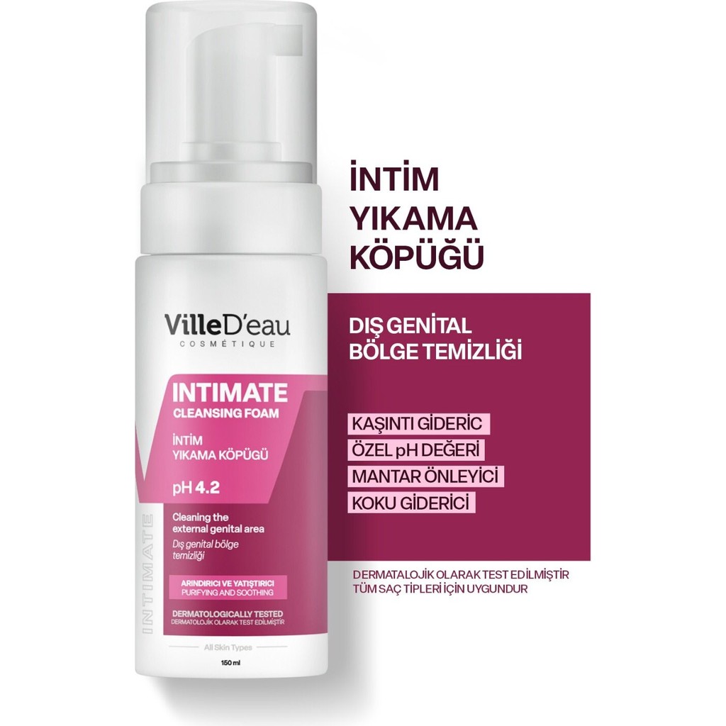 VilleD'eau Genital Bölge Losyon Cleansing Foam 150 ml Diğer Fiyatı