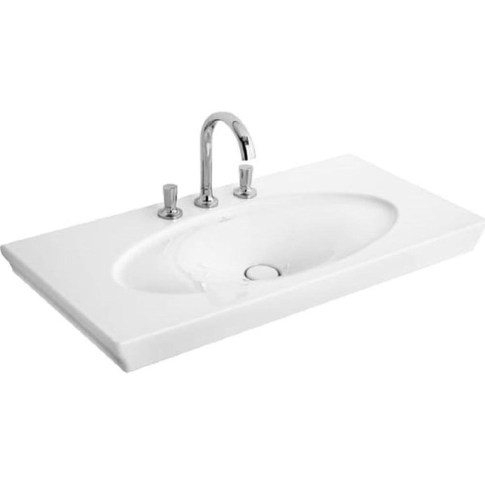 Villeroy Boch VB6124G2R1 La Belle Set Üstü Lavabo 3 Delik Lavabo Fiyatı