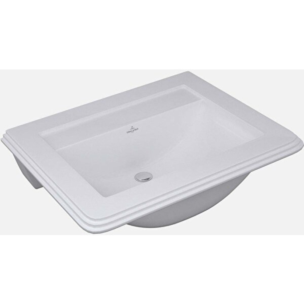 Villeroy Boch VB710263R1 Hommage Dikdörtgen Gömme Lavabo Alpin Beyaz Ceramicplus Tek Batarya Delikli 63X52,5 Lavabo Fiyatı