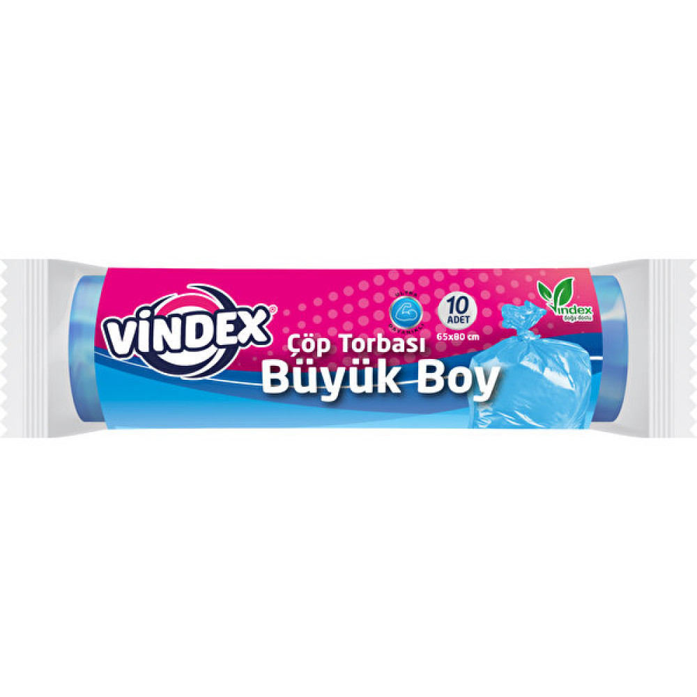 Vindex Çöp Poşeti Büyük Boy 65X80 cm 10 Lu Çöp Poşetleri Fiyatı