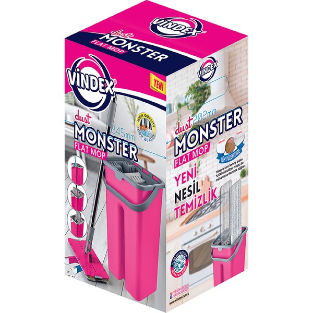 Vindex Dust Monster Flaster Mop Temizlik Seti Ev Temizliği Fiyatı