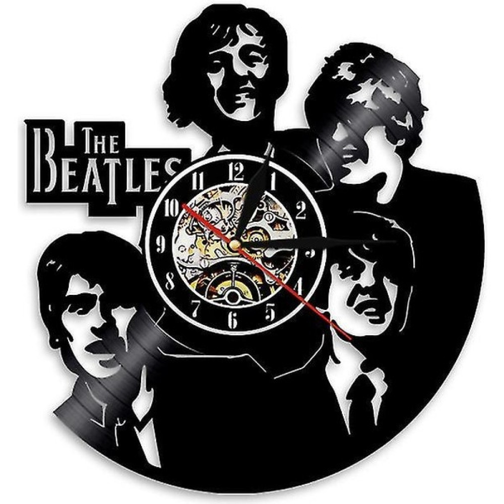 Vinil Kayıt Duvar Saati, Beatles Kayıt Duvar Saati, Retro Ev Dekorasyon Duvar Saati Dekoratif Saat Fiyatı
