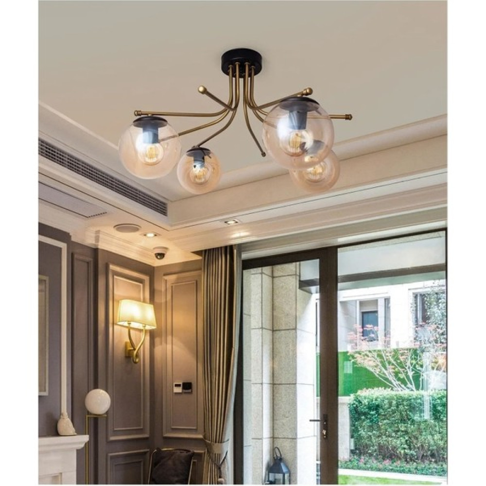 Vinner Brenta Eskitme Mat Gold Glop Bal Camlı Modern Salon Genç Odası Yatak Odası Avize BNRT001 - Eskitme - Bal Rengi Avize Fiyatı
