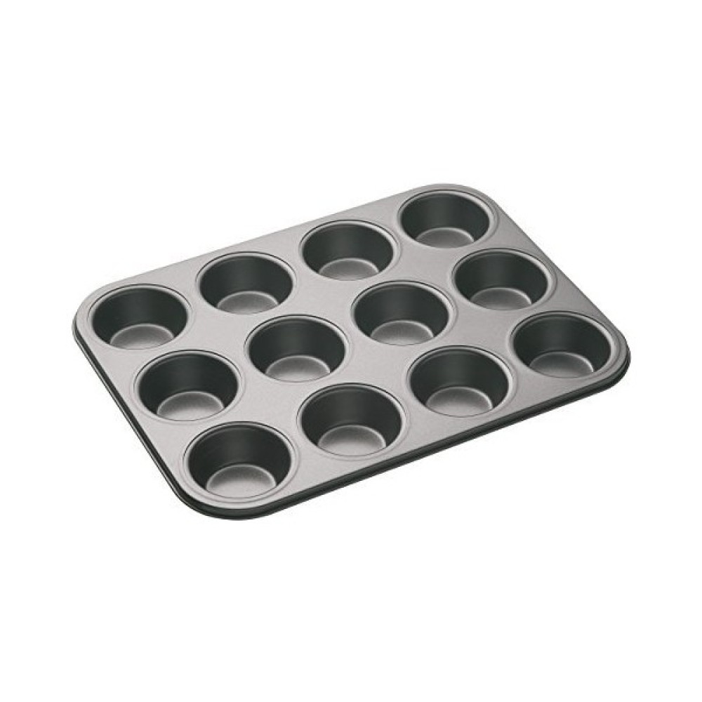 Vino Teflon Büyük Muffin Kek Kalıbı (12'li) - 2x7 cm Kek Kalıpları Fiyatı