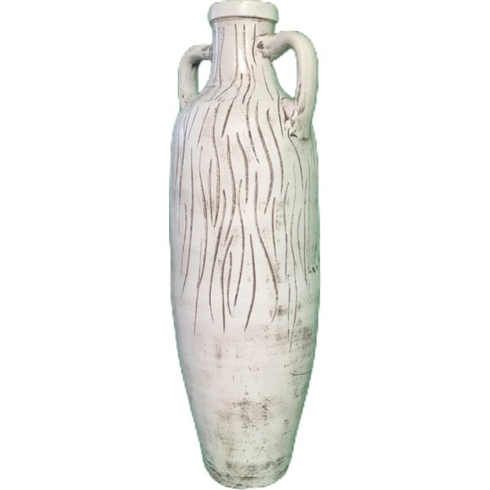 VintageArtCompany Dekoratif Toprak Uzun Vazo Vazo Fiyatı