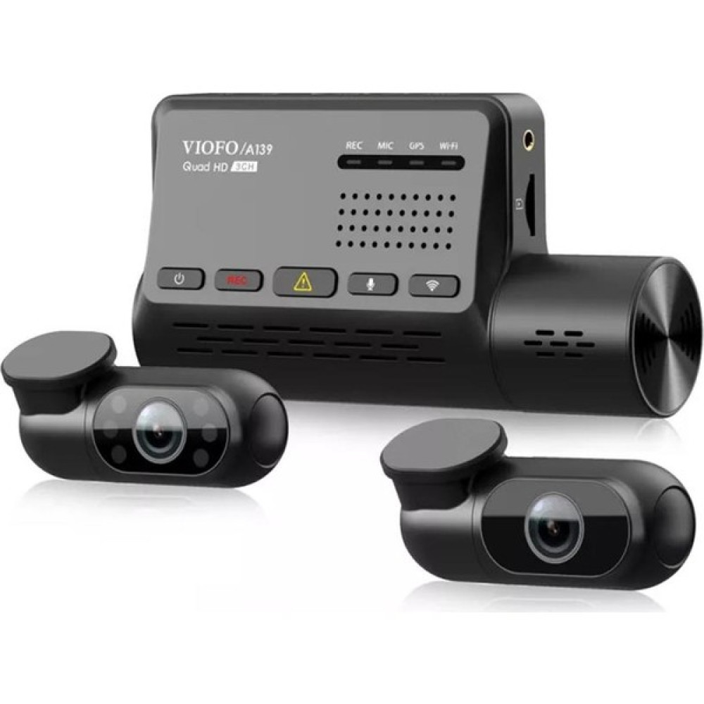 Viofo A139 Wifi Gps Modüllü 3 Kameralı Qhd 2k Araç Kamerası - Siyah Oto Görüntü Sistemleri Fiyatı