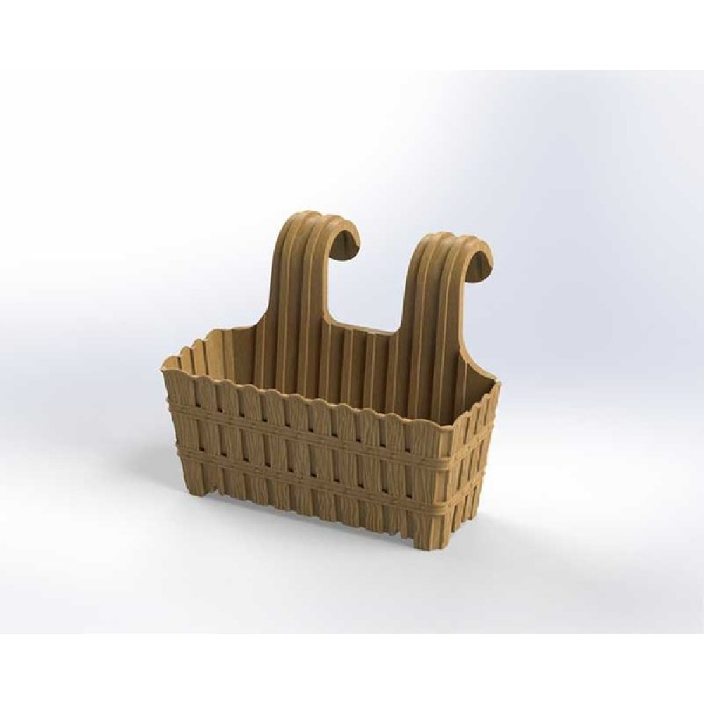 Violet Bambu 30CM Askılı Saksı Krem Saksı ve Aksesuarları Fiyatı