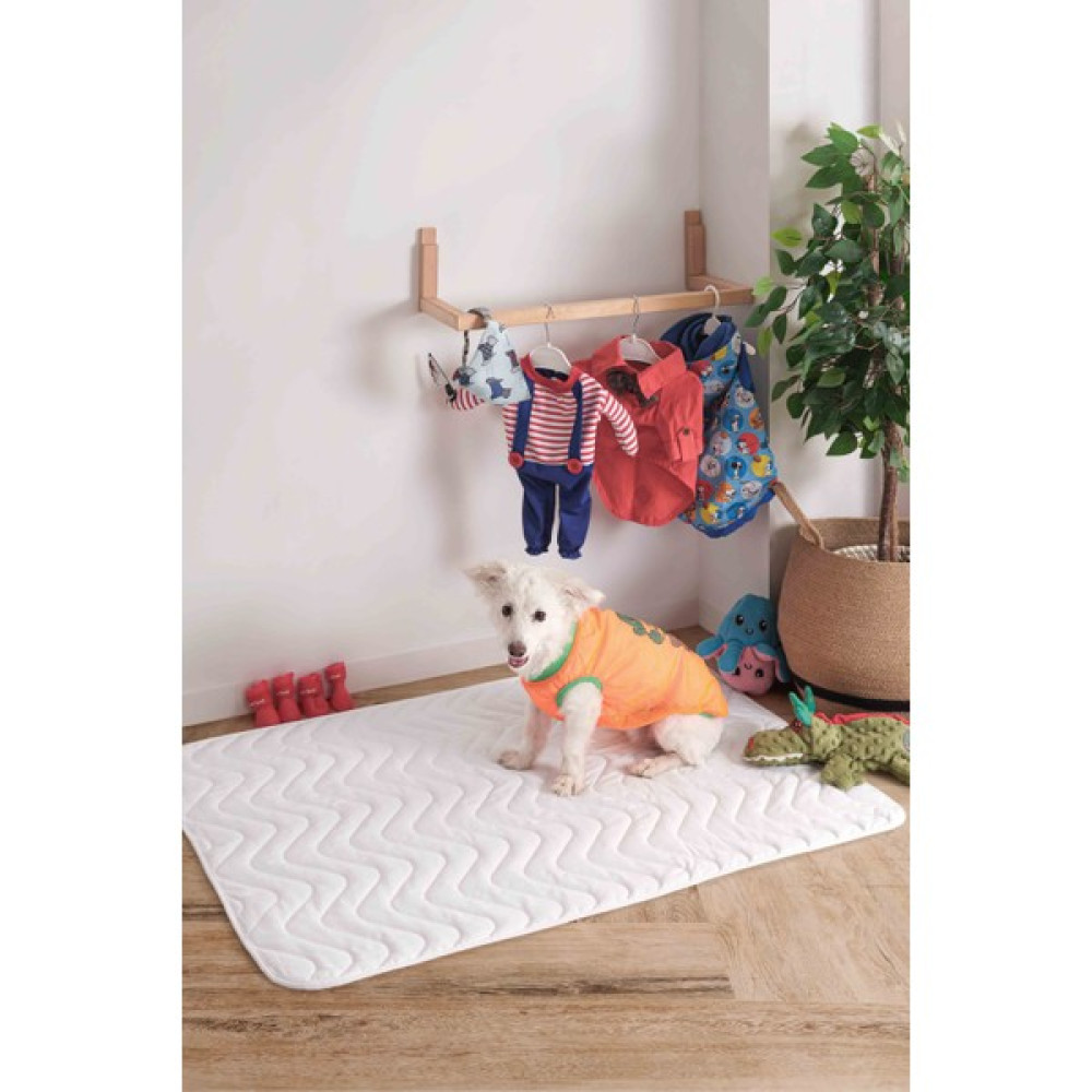 Violet Life Hasta Altı Bezi / Köpek Alezi Yıkanabilir Antialerjik Su Sıvı Geçirmez Yatak Koruyucu Alez - 60 x 90 cm - Beyaz Alez / Yatak Koruyucu Fiyatı