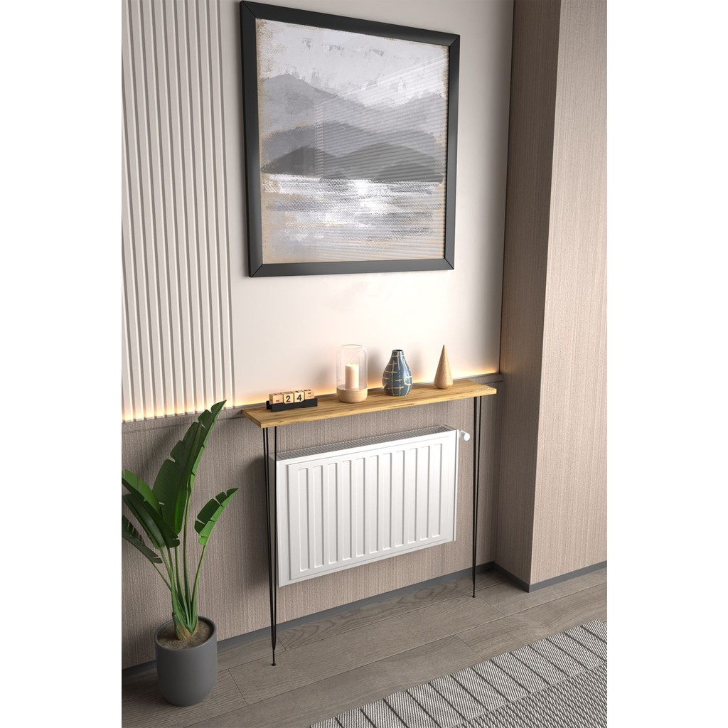 Violet Minimalist Metal Ayaklı Dar Dresuar Dekoratif Petek Üstü Dresuar 90 cm - Atlantik Çam Giyim & İç Giyim Fiyatı