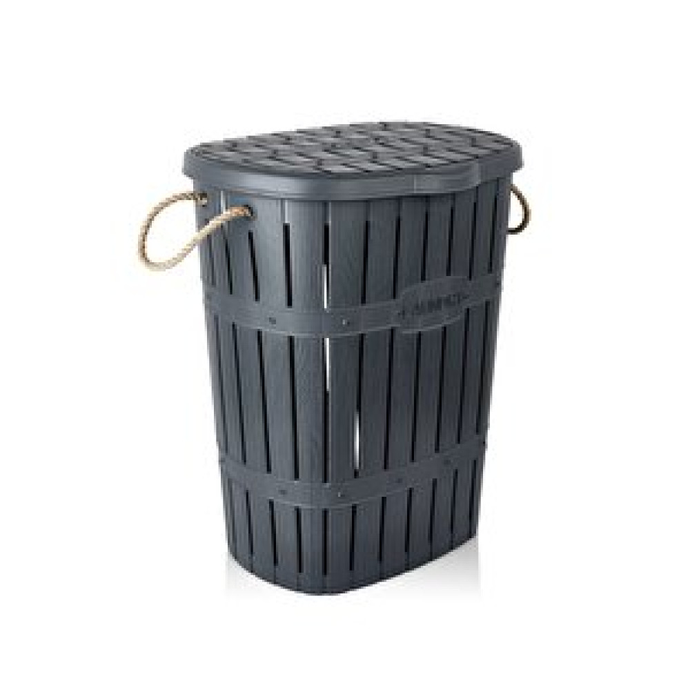 Violet Plastik Bambu Kirli Çamaşır Sepeti Çamaşır Sepeti Fiyatı