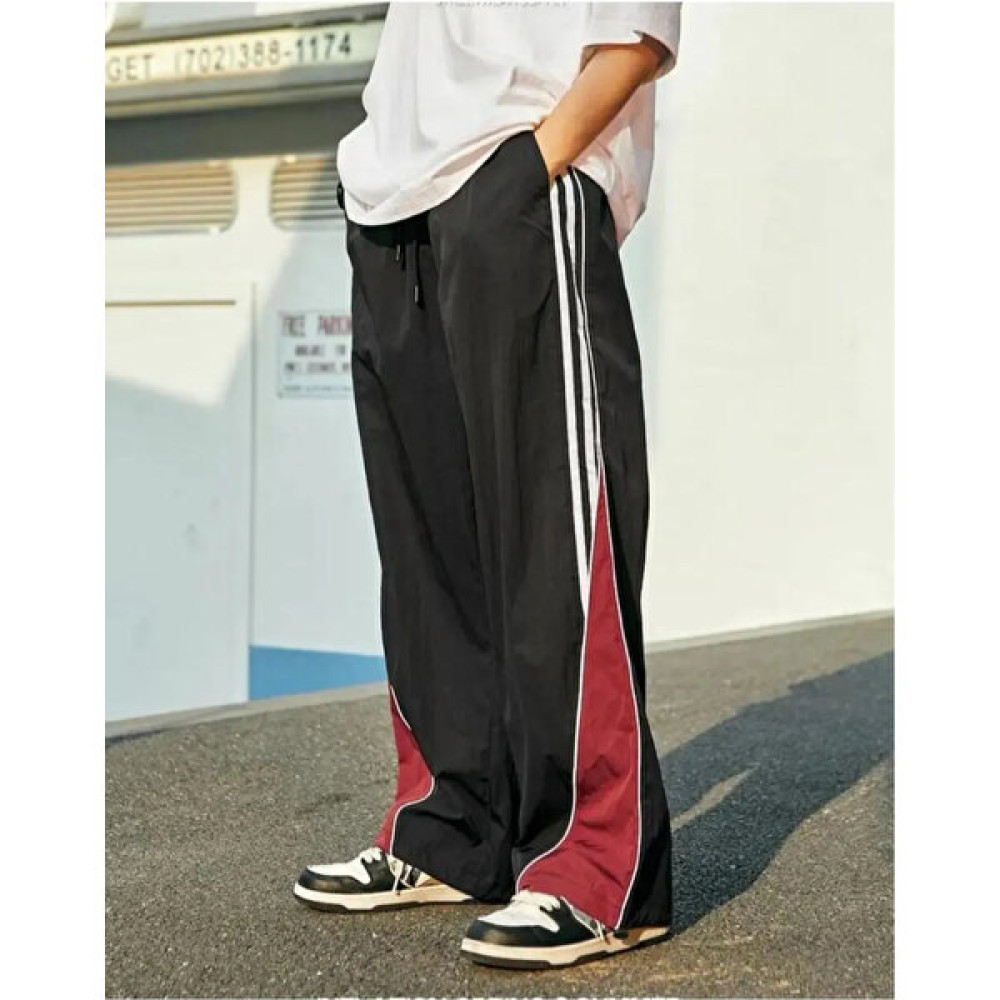Violon Limited Edition Vintage Siyah Kırmızı Beyaz Detay Streetwear Baggy Model Unisex Eşofman Altı Erkek Eşofman Fiyatı