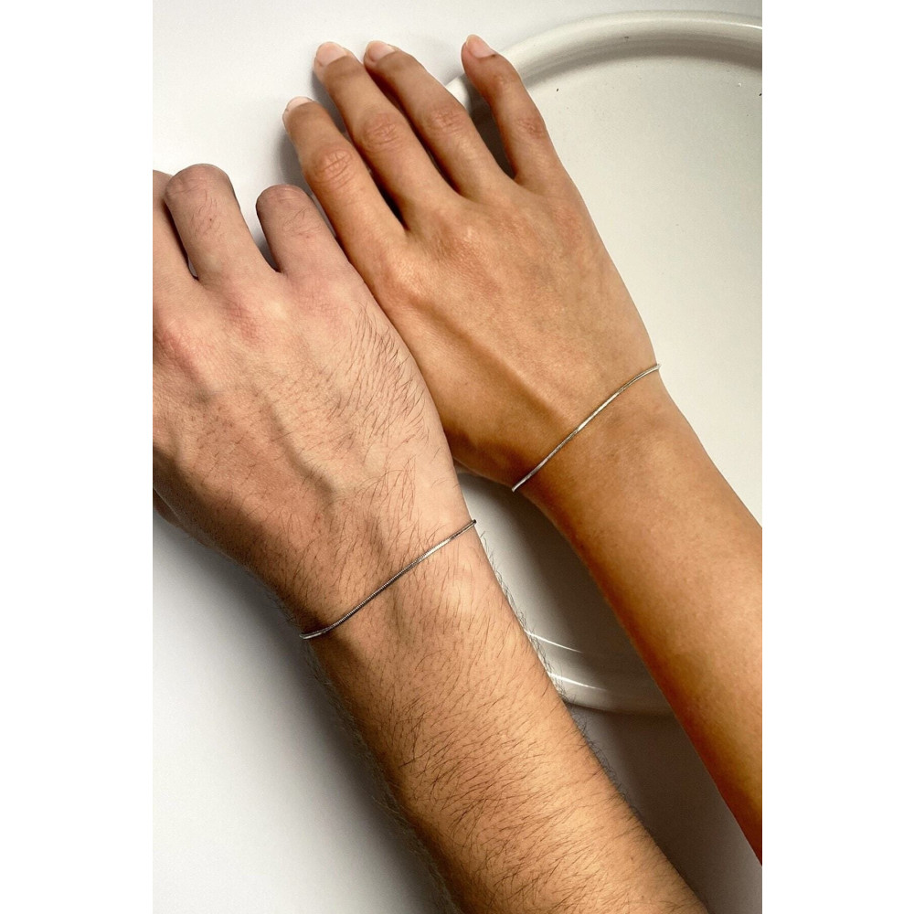 Vioma Aksesuar Çift Unisex Minimal Zincir Bileklikler Bijuteri Bilezik Fiyatı
