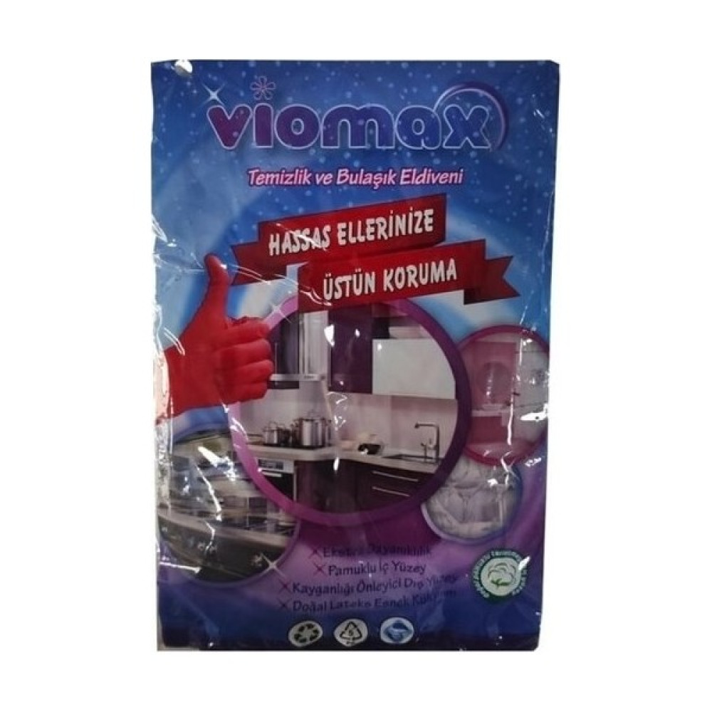 Viomax Temizlik ve Bulaşık Eldiveni 30 Çift Kırmızı Medium 8-8,5 - M Oto Boyaları Fiyatı