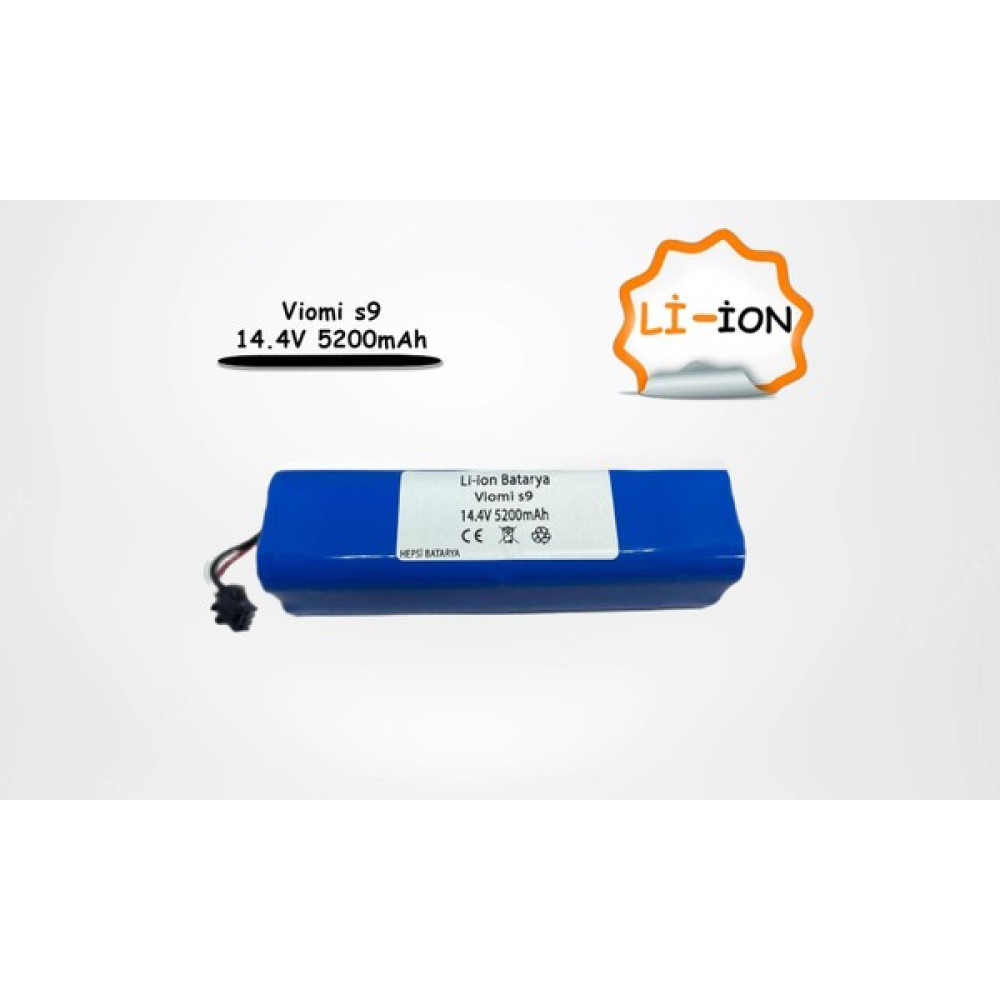 Viomi S9 Akıllı Robot Süpürge Bataryası 14.4V 5200MAH Pil (Isı Korumalı) Elektrikli Süpürge Aksesuarları Fiyatı