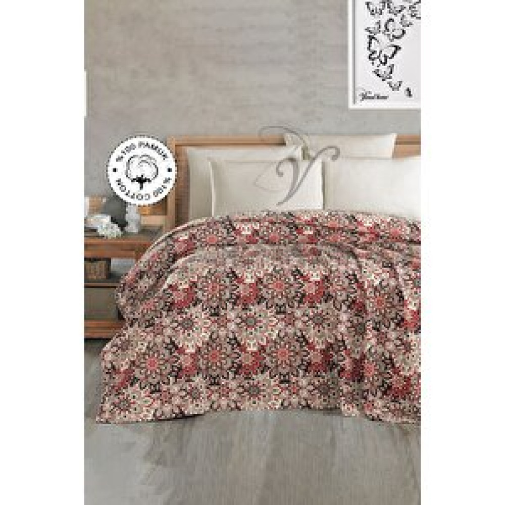 Vionel Home %100 Pamuk Çift Kişilik Baskılı Pike (8 Farklı Desen) Kırmızı Pike & Pike Takımı Fiyatı