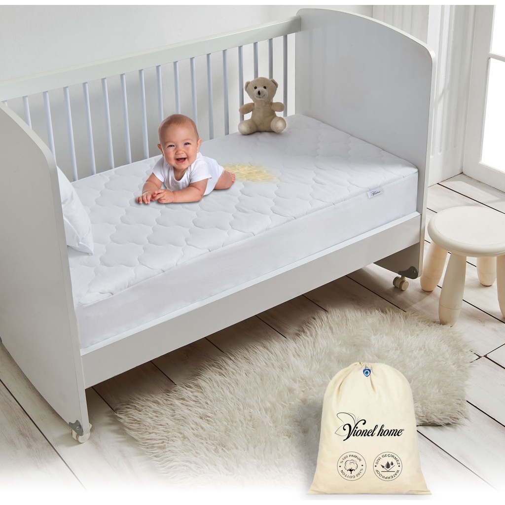 Vionel Home %100 Pamuk Kapitone, Full Kenar Fitted, Su & Sıvı Geçirmez Bebek ve Çocuk Yatak Koruyucu Alez 70 x 140 - Beyaz - 70 x 140 cm SSD / Solid State Drive Fiyatı