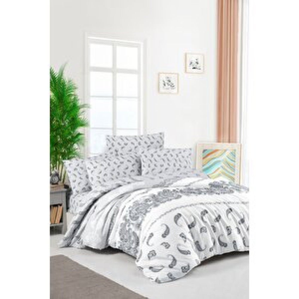 Vionel Home Çift Kişilik Nevresim Takımı Harley Desen Gri Rengi 200x220 cm Nevresim Takımı Fiyatı