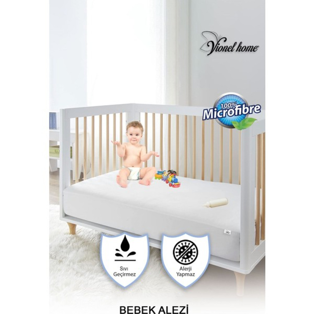 Vionel Home Eko Mikro Full Kenar Fitted Sıvı Geçirmez Bebek ve Çocuk Yatak Koruyucu Alez 70 x 130 - 70 x 130 cm - Beyaz Alez / Yatak Koruyucu Fiyatı