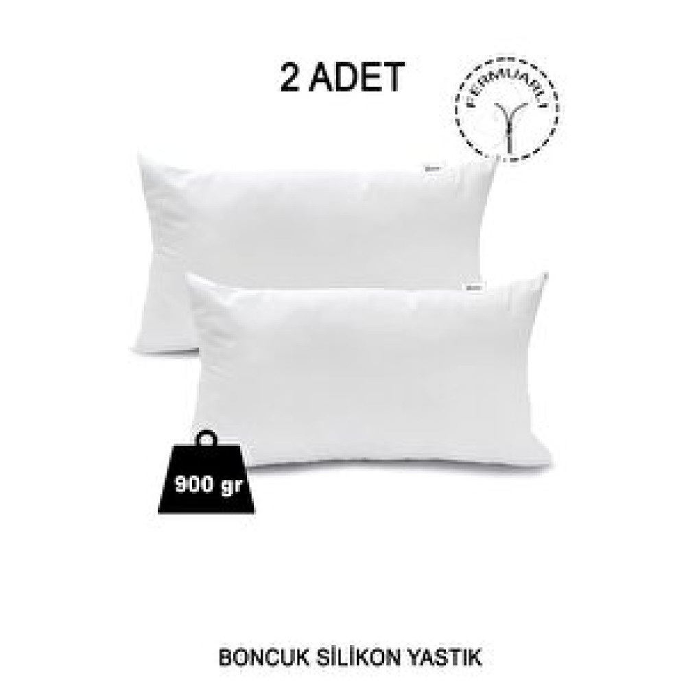 Vionel Home Fermuarlı Antialerjik Yastık, Boncuk Silikon, Pamuklu Kılıf, 900gr 2 Adet Yastık Fiyatı